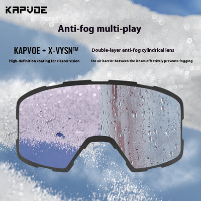 Gafas de Espejo Deportivas Antideslizantes de Doble Capa para Nieve - Image 3