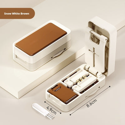 Organizador de Medicinas Compacto - Pastillero para Dos Dosis Diarias - Image 5