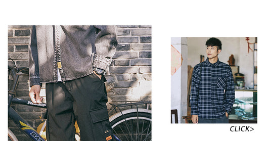Pantalones de Trabajo Holgados Casual para Hombre - Image 9