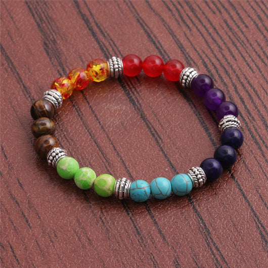 Pulsera Chakra de Piedras Naturales para Yoga y Energía - Image 14