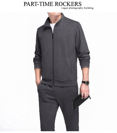 Conjunto Deportivo de 2 Piezas Talla Grande - Cardigan Casual Primavera Otoño - Image 27