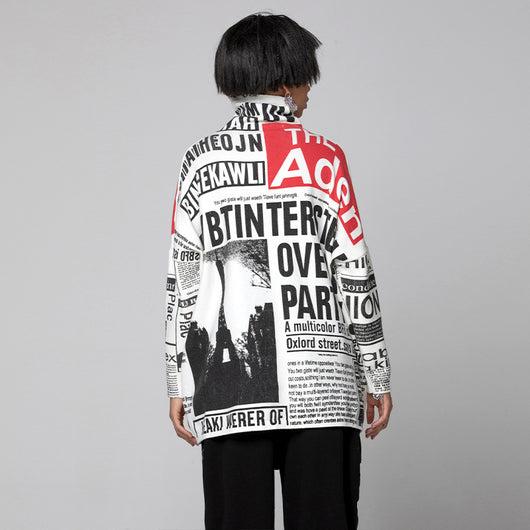Suéter Tejido Mujer con Estampado de Letras - Corte Slim Talla Grande - Image 5