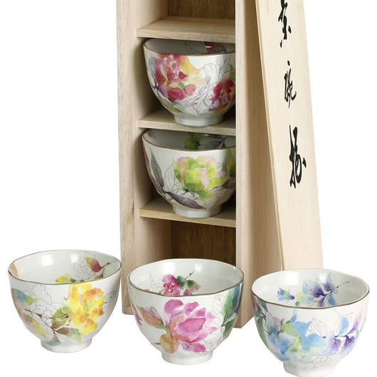 Tazón de Cerámica Artesanal Mino-yaki Multicolor para Arroz y Sopa - Image 44