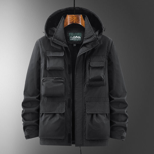 Chaqueta Impermeable Tipo Overol para Actividades Outdoor - Image 10