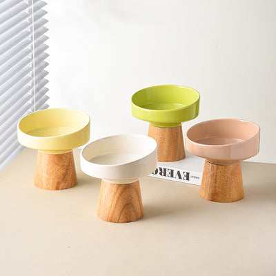 Comedero Elevado para Gatos y Perros Pequeños - Plato Cerámico Antideslizante - Image 3