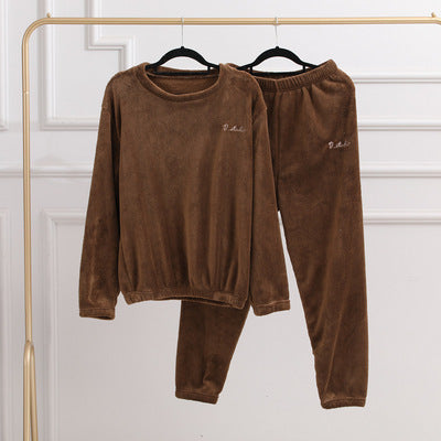 Pantalones Sueltos Cómodos para Casa y Ocio - Conjunto Cálido Informal - Image 5