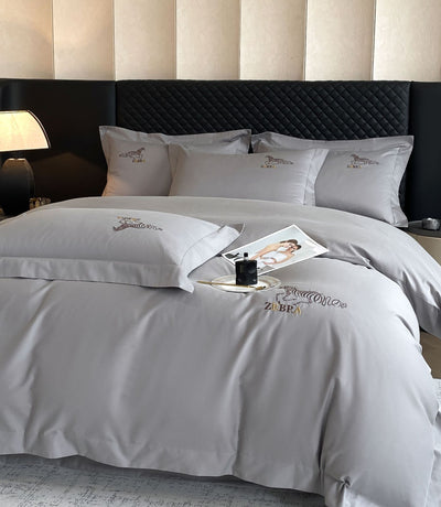 Juego de Cama Lujo Ligero Otoño Invierno 4 Piezas Acolchado Suave - Image 32