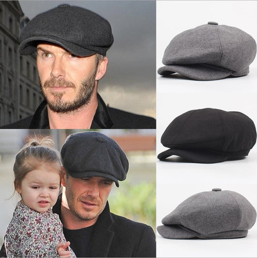 Boina Octagonal de Lana Británica para Hombre - Estilo Casual - Image 2
