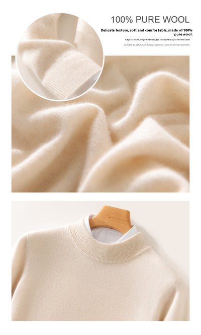Cardigan Tejido Grueso Corto de Color Liso - Abrigo Base Cálido - Image 15
