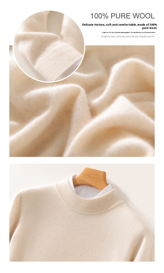 Cardigan Tejido Grueso Corto de Color Liso - Abrigo Base Cálido - Image 15