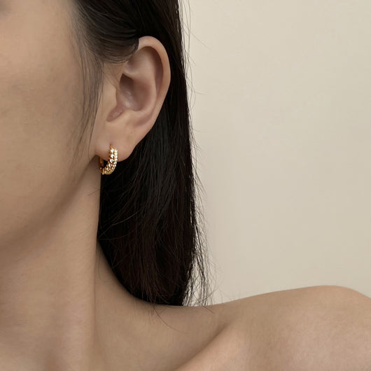 Aretes Redondos de Circonia Cúbica - Lujo Accesible para Mujer - Image 3