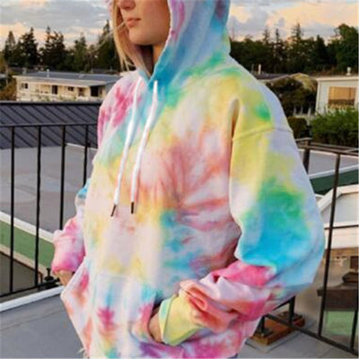 Abrigo Oversize Tie Dye con Capucha - Estilo Casual y Cómodo - Image 16