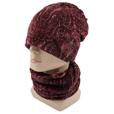 Gorro Tejido de Cuello Alto Espiral - Abrigo Versátil para Exteriores - Image 31