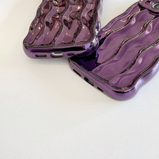 Funda para Teléfono con Efecto Ondas de Agua - Colores Sólidos - Image 19