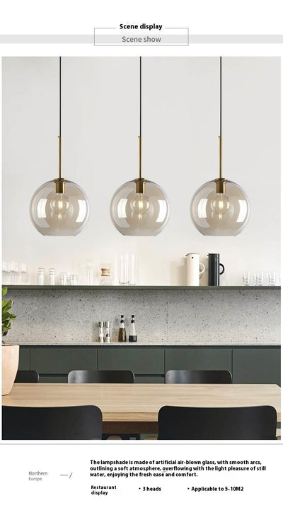 Lámpara Vintage de Cristal para Restaurante y Dormitorio - Image 16