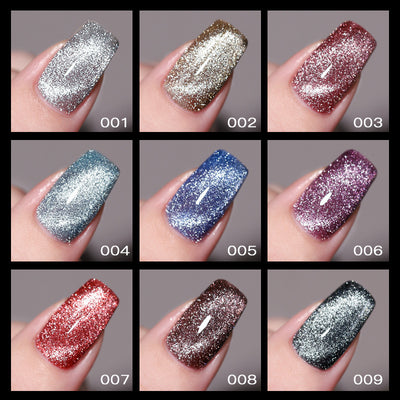 Esmalte de Uñas Gel Ojo de Gato Reflectante con Efecto Diamante - Image 14