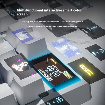 Teclado Mecánico Inalámbrico Tres Modos de Conexión - Image 2