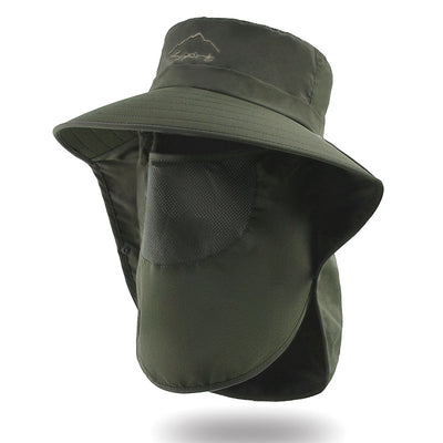 Sombrero Pescador de Ala Ancha con Protección Solar para Hombre - Image 8