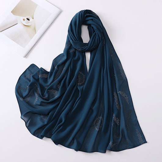 Pañuelo Elegante con Strass Cerrado para Mujer - Accesorio de Moda Versátil - Image 35