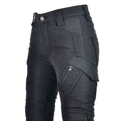 Pantalones de Ciclismo Impermeables con Forro Polar Acolchado y Protección Antigolpes - Image 10