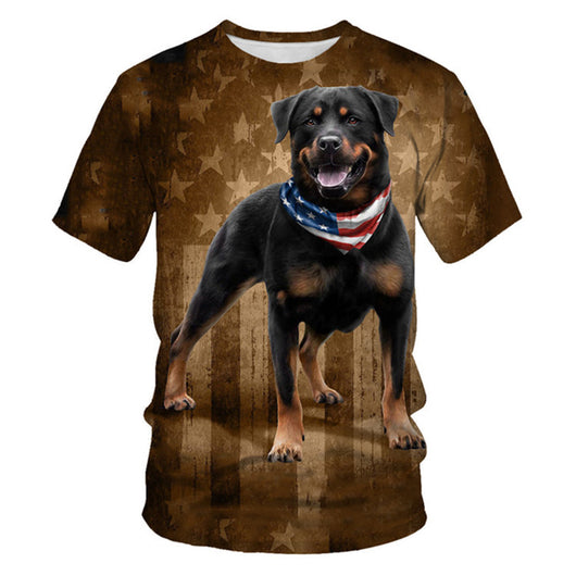 Playera Estampada 3D para Hombre - Diseño Digital Moderno