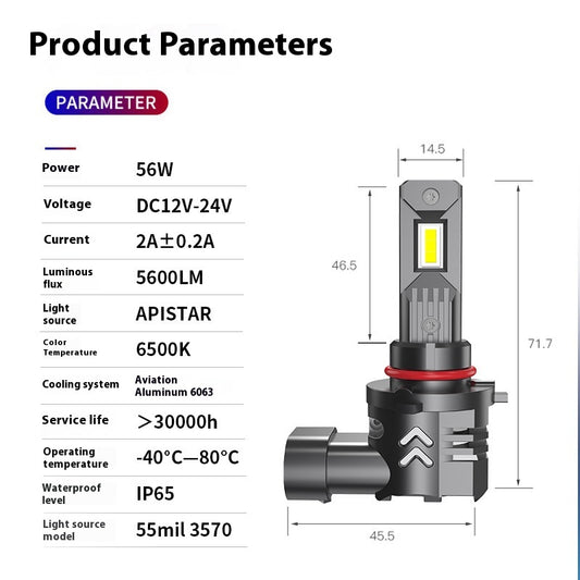 Foco LED H7 H1 de Alta Potencia para Auto - Instalación Directa - Image 2