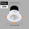 Luz Natural Blanco 30 W, Orificio De 135 A 145 Mm