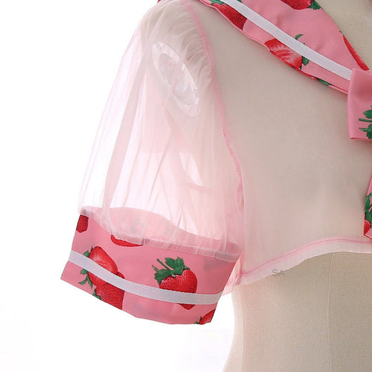 Lencería Cosplay Mesh Transparente Adorable - Image 11