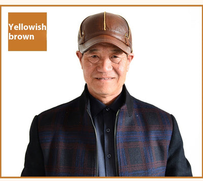 Gorro de Cuero para Hombre con Protección Auditiva - Invierno Acolchado - Image 13
