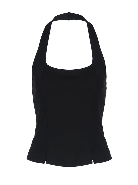 Top Halter Escotado sin Espalda Ajustado - Image 26