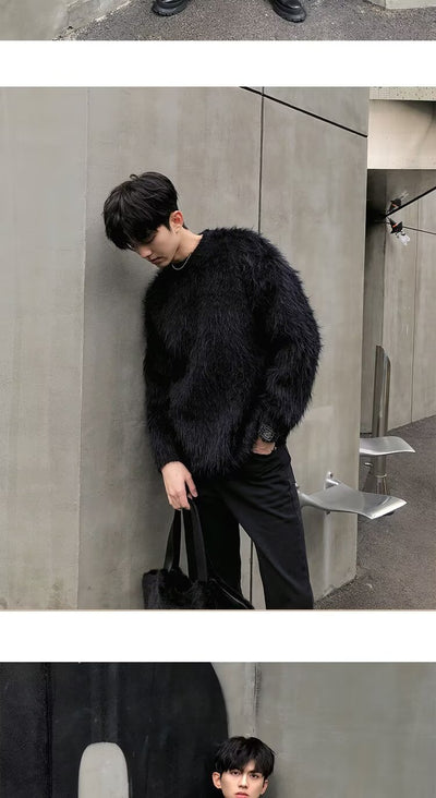 Suéter Holgado de Punto para Hombre - Abrigo Casual Otoño Invierno - Image 28