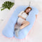 Almohada de Maternidad en U con Soporte Abdominal - Cojín Ergonómico para Embarazadas