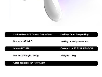 Lámpara Portátil de Fotopolimerización en U para Uñas - Image 15