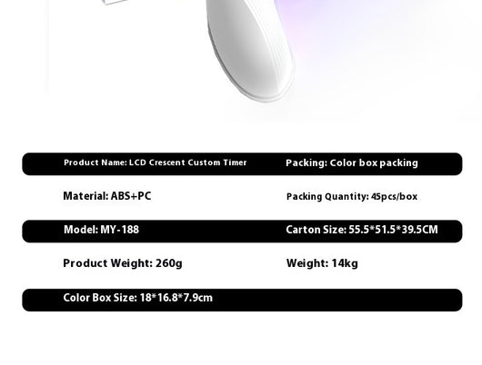Lámpara Portátil de Fotopolimerización en U para Uñas - Image 15
