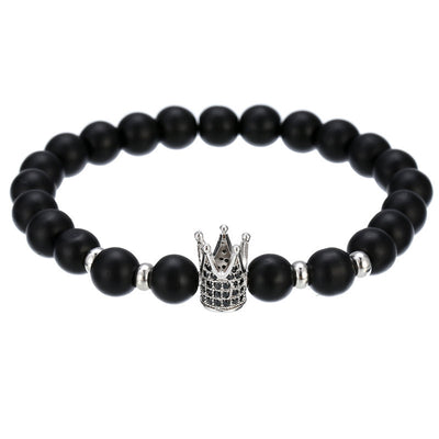 Pulsera Hexagonal para Hombre con Circonitas Incrustadas y Diseño de Corona - Image 33