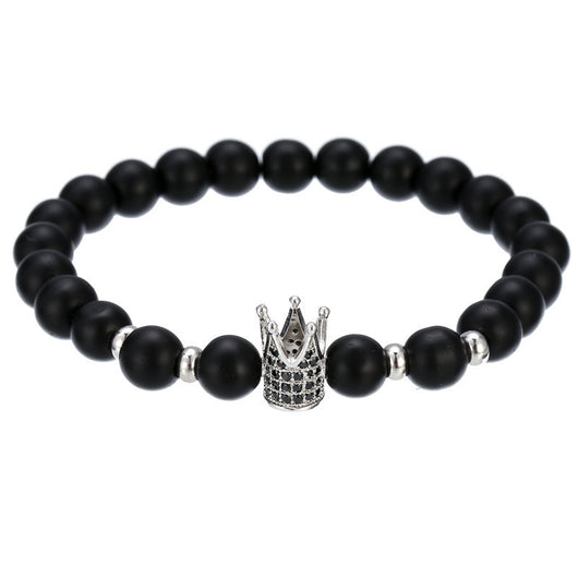 Pulsera Hexagonal para Hombre con Circonitas Incrustadas y Diseño de Corona - Image 33