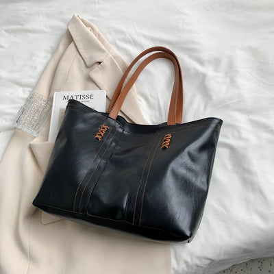 Bolsa de Compras Portátil de Gran Capacidad con Asa Simple - Image 4