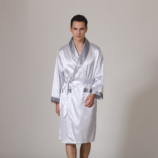 Bata de Seda para Hombre - Cómoda y Elegante para Verano - Image 3