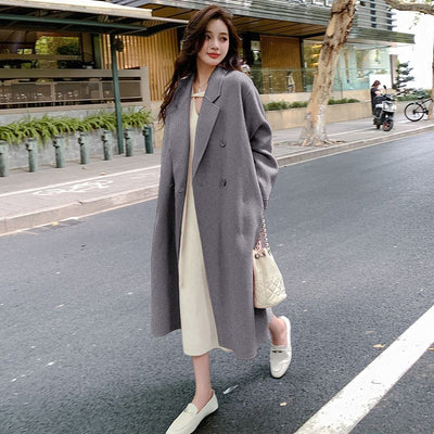 Abrigo Reversible de Cachemira y Lana para Mujer - Otoño e Invierno - Image 2