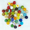 Rare Marbles Different 5 Piezas
