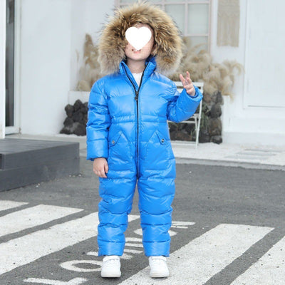 Overol Acolchado de Plumón para Niños Invierno