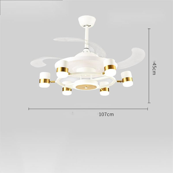 Lámpara de Techo Moderna con Ventilador Integrado - Image 5