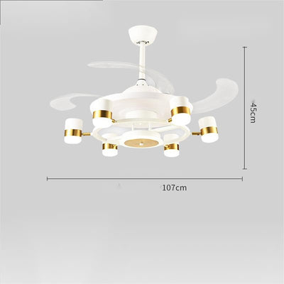 Lámpara de Techo Moderna con Ventilador Integrado - Image 5