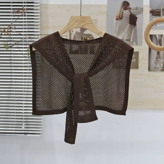 Chaleco Tejido Coordinado - Conjunto 3 Piezas Camisa y Falda - Image 18