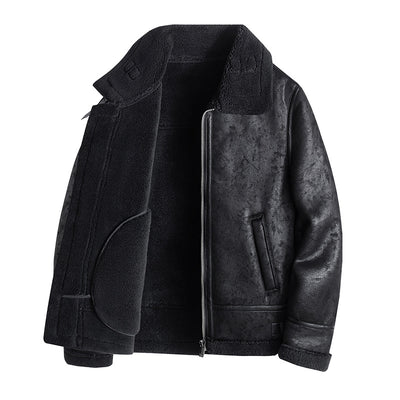 Abrigo de Lana de Cordero para Invierno Hombre - Image 5