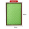 Verde 40 X 30 X 3,5 Cm