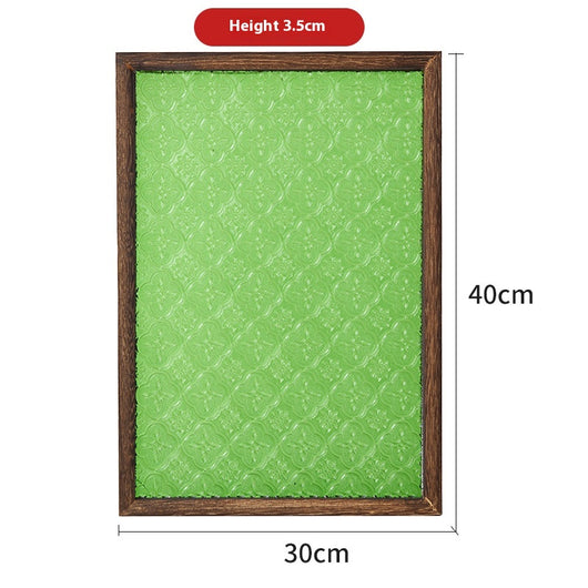 Bandeja Retro Verde Begonia - Estilo Vintage para tu Hogar - Image 14