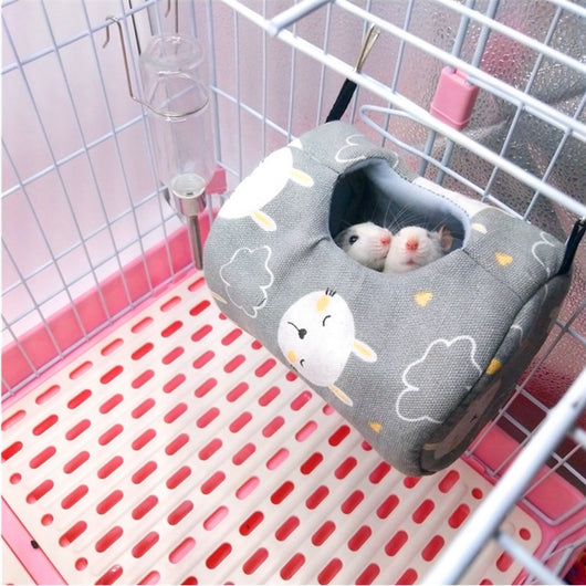 Nido Cálido de Algodón para Mascotas - Bolsa de Dormir Colgante Creativa - Image 3