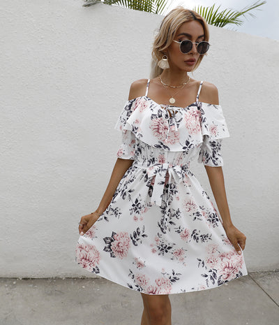 Vestido de Tirante Único con Estampado - Image 9