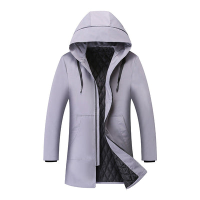 Chamarra Casual Acolchada con Capucha para Hombre - Image 11